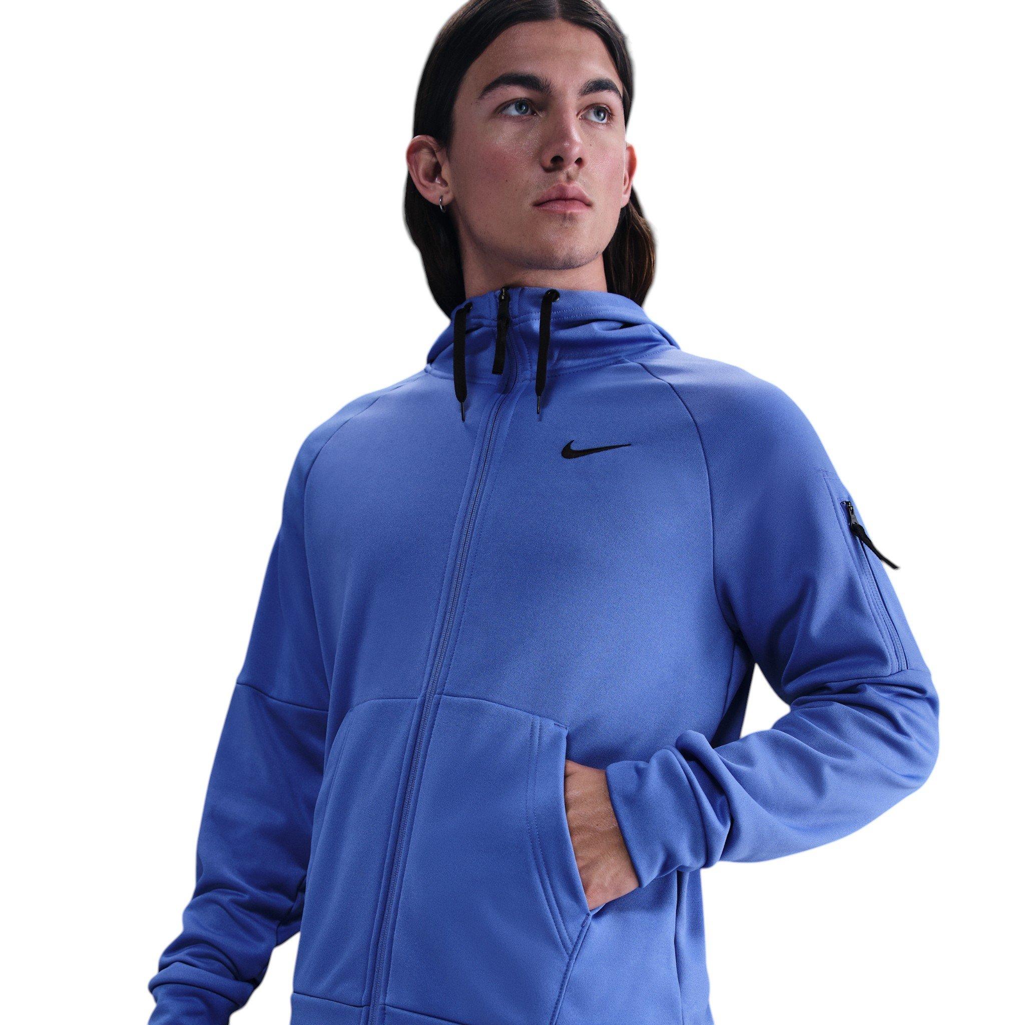 Nike Men's Therma Therma-FIT Full-Zip Fitness Top - BLUE